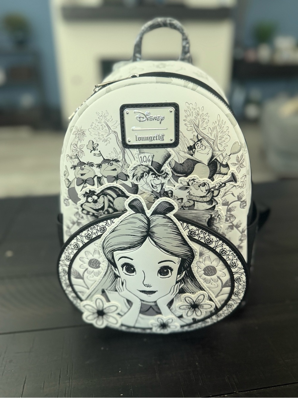 NWT Loungefly x Disney Alice in Wonderland Sketch Loungefly Mini Backpack